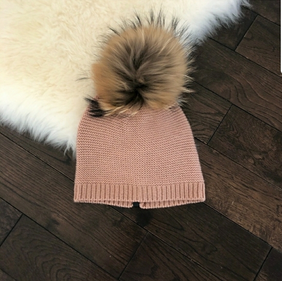 RUDSAK Accessories - RUDSAK - Rory Knit hat with fur Pom Pom